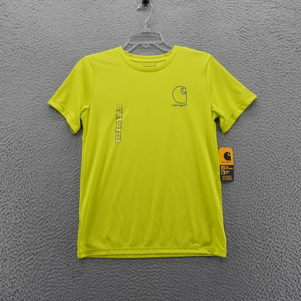 Carhartt Kids Force Sun Defender T-Shirt Evening Primrose Yellow Size M NEW